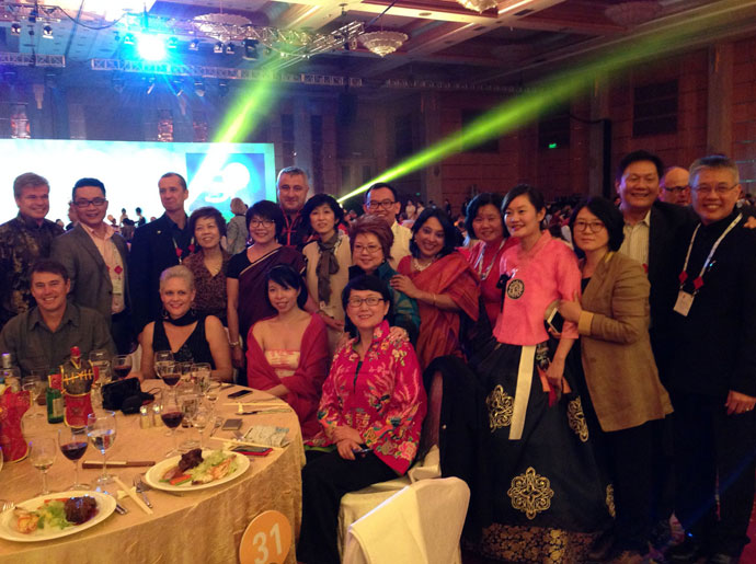 Partners and friends at ICCA in Shanghai